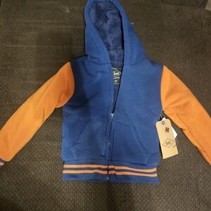 Rok Toddler Boys Outdoor Fleece-Lined Zip Jacket with Hood Nwt 2T